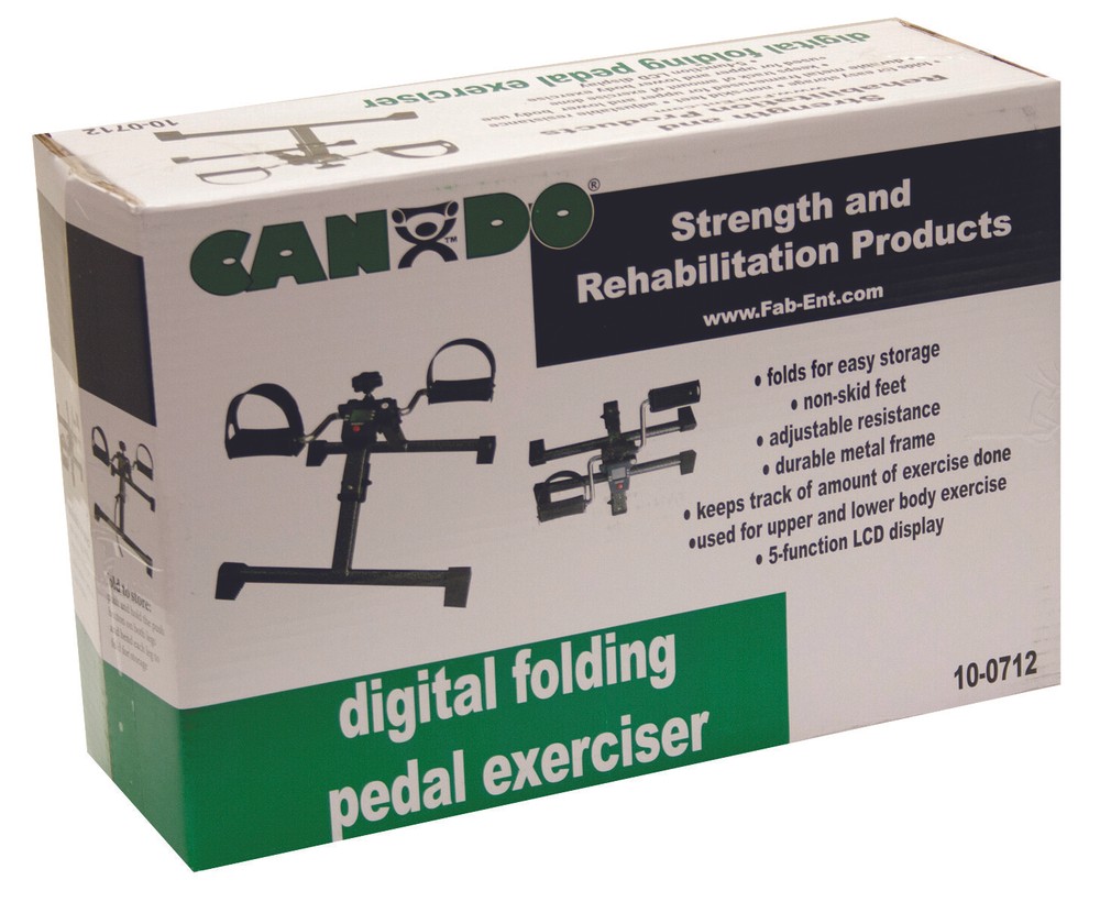 Cando Pedal Exerciser - With Digital Display, Fold-Up