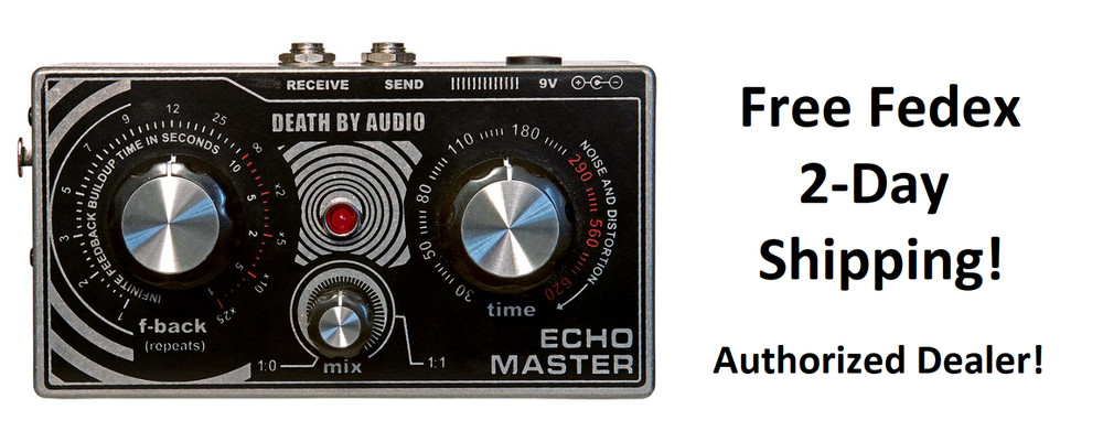 New Death By Audio Echo Master Vocal Effects Pedal