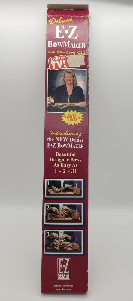 Deluxe EZ Bowmaker Bow Making Tool Wood Spool Spindle Craft Bow Maker