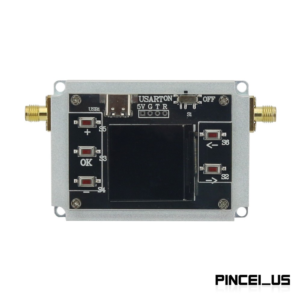 DC-3GHz Digital Programmable Attenuator CNC Isolation Attenuator 1.3" TFT Screen