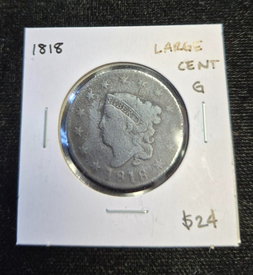 1818 Large Cent- G