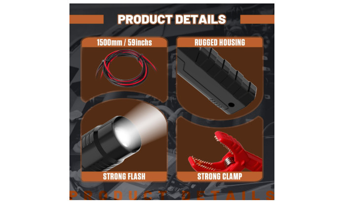 Lámpara Estroboscópica Luz De Encendido De Gasolina Inductiva De Bujías Carro US