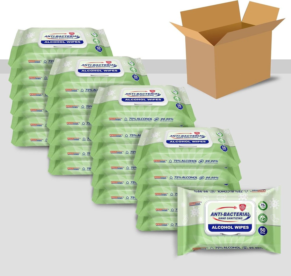 Advanced 75%  Antiseptic Hand Sanitizer Multipose Wipes (( x =