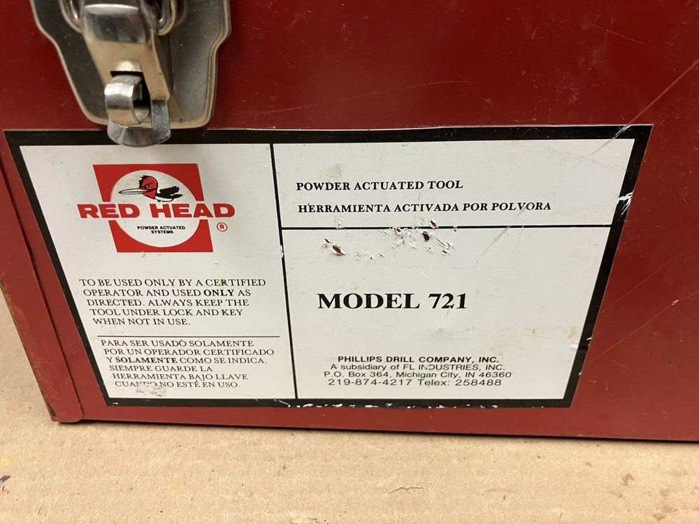 Red Head 721 Powder Actuated Toolbox kit