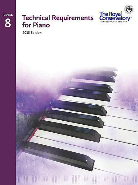Royal Conservatory Technical Requirements for Piano, Level 8, 2015 Edition