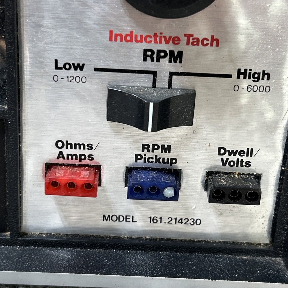 Sears Solid State Electronic Engine Analyzer Model 161.214230 W Cables/Manual