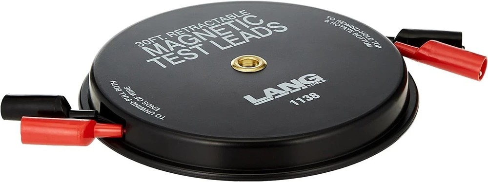 A and E Hand Tools Magnetic Retractable Lead, One Size, Black