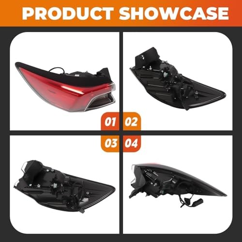 Left Outer Tail Light Assembly Compatible with 2020-2022 Escape Driver left