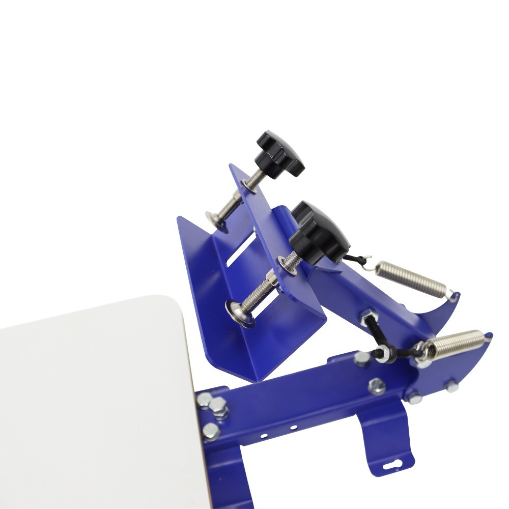 1 Color Screen Printing Press Silk Screen Printer Adjustable Height 22×18''