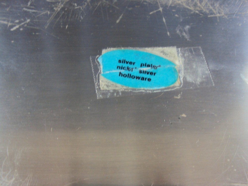 SAMBONET ITALY BY ONEIDA OVAL SILVER PLATED SERVING PLATTER WITH LID