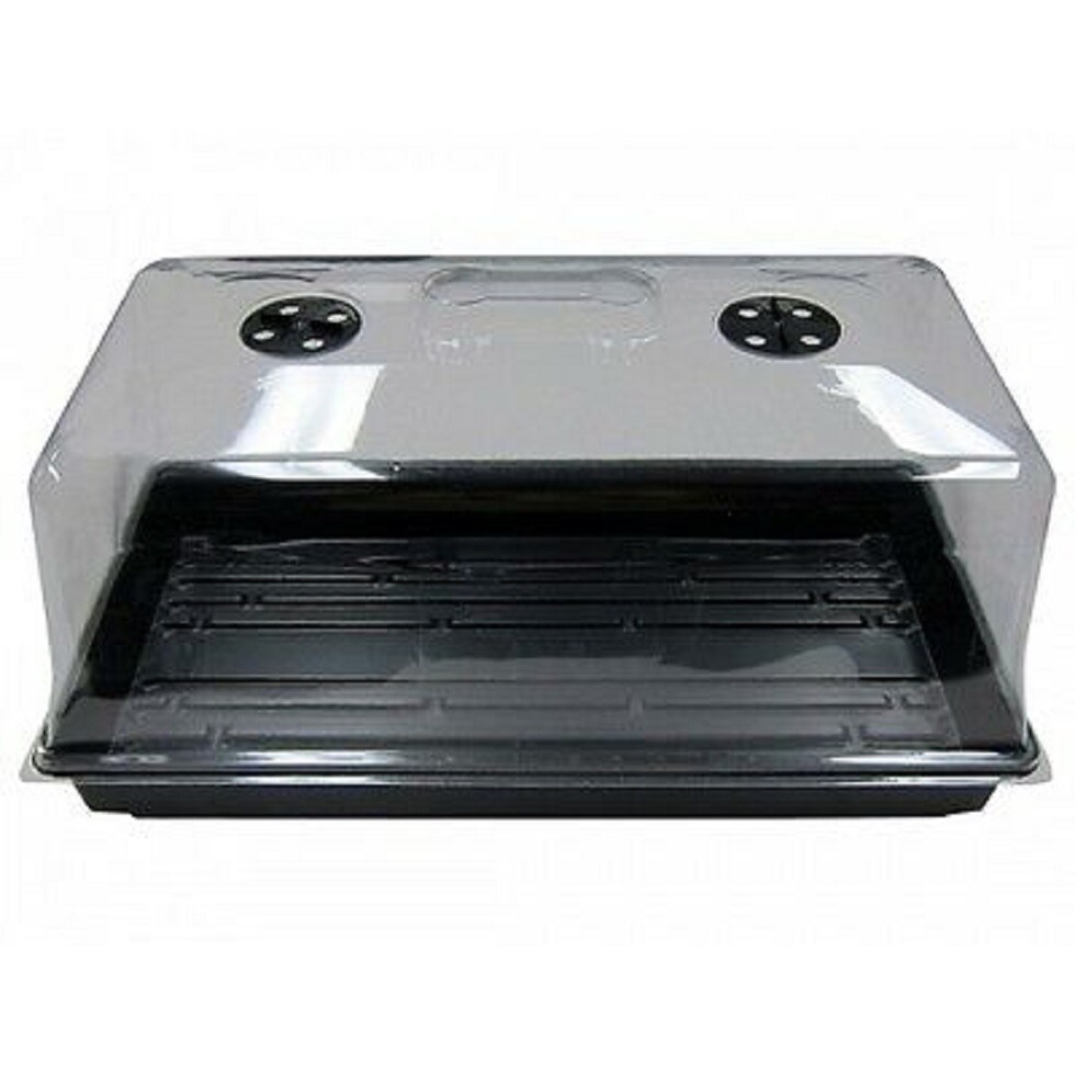 Wheatgrass Vented Humidity Dome FRUITING INCUBATING CHAMBER Kit Tray  H DUTY