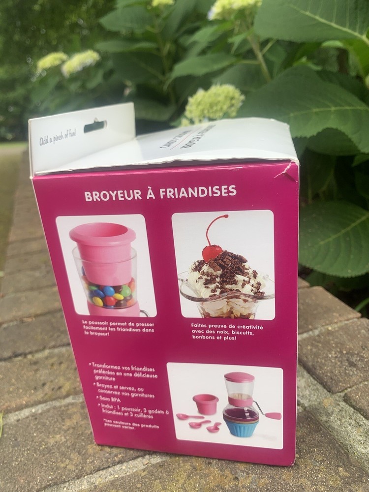 Candy Crusher Bakelicious For Baking Decorations and Toppings, Multi-Color New