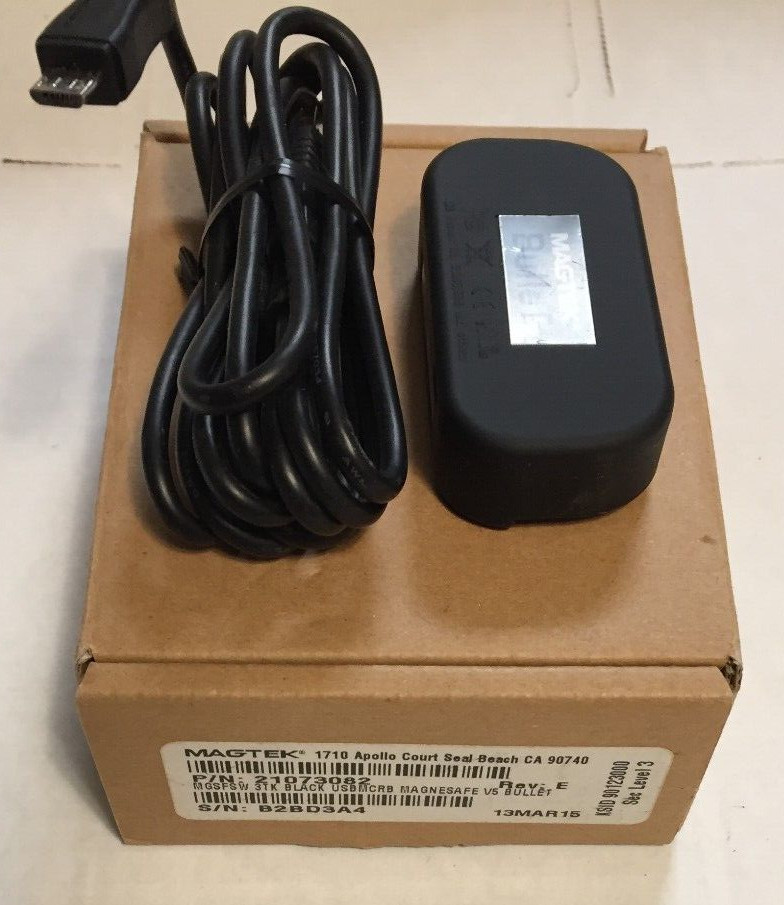 Magtek 21073082 BulleT Bi-Directional Bluetooth Card Reader