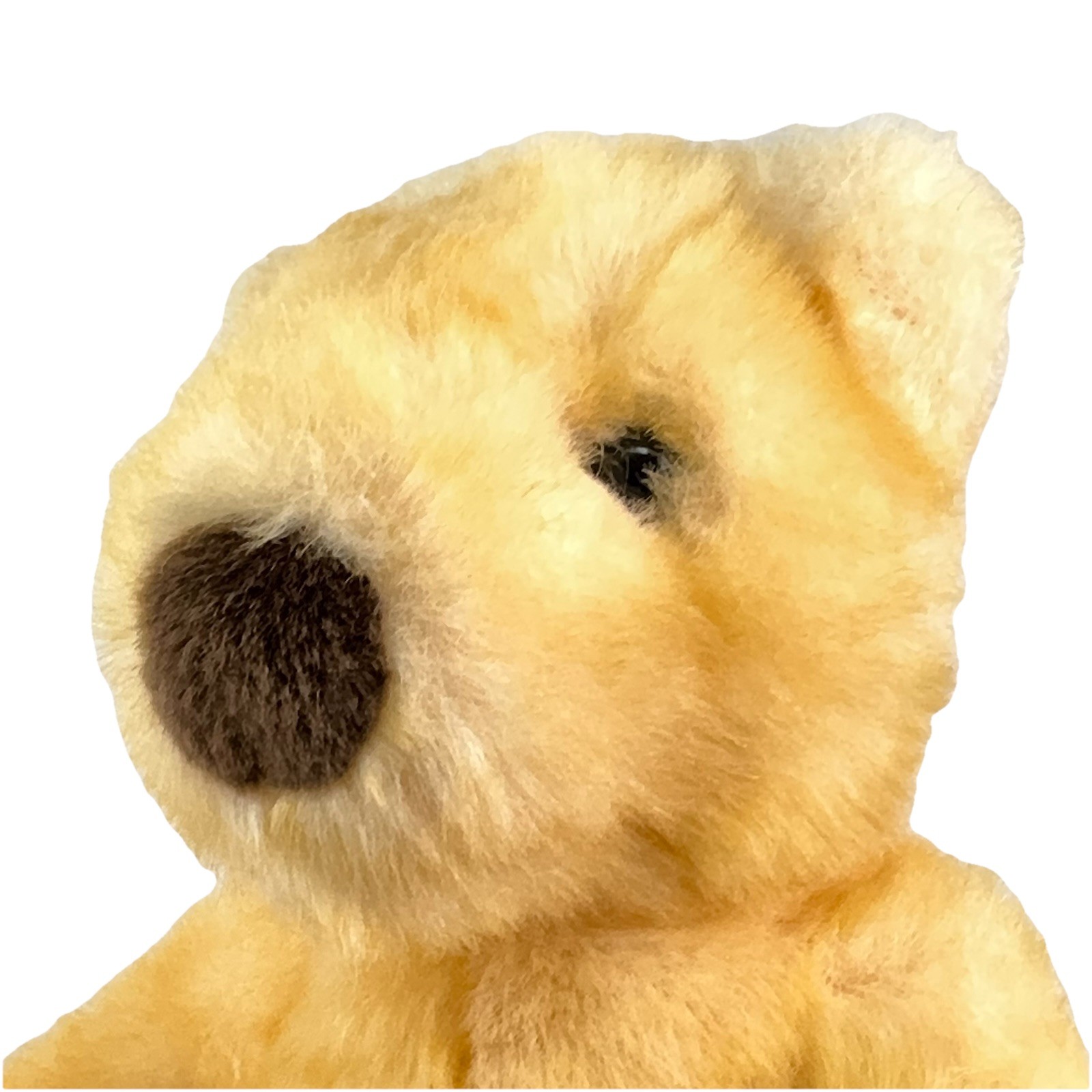 Vtg Ty 1999 Retired Plush Teddy Bear 14” Golden Stuffed Animal Toy Excellent