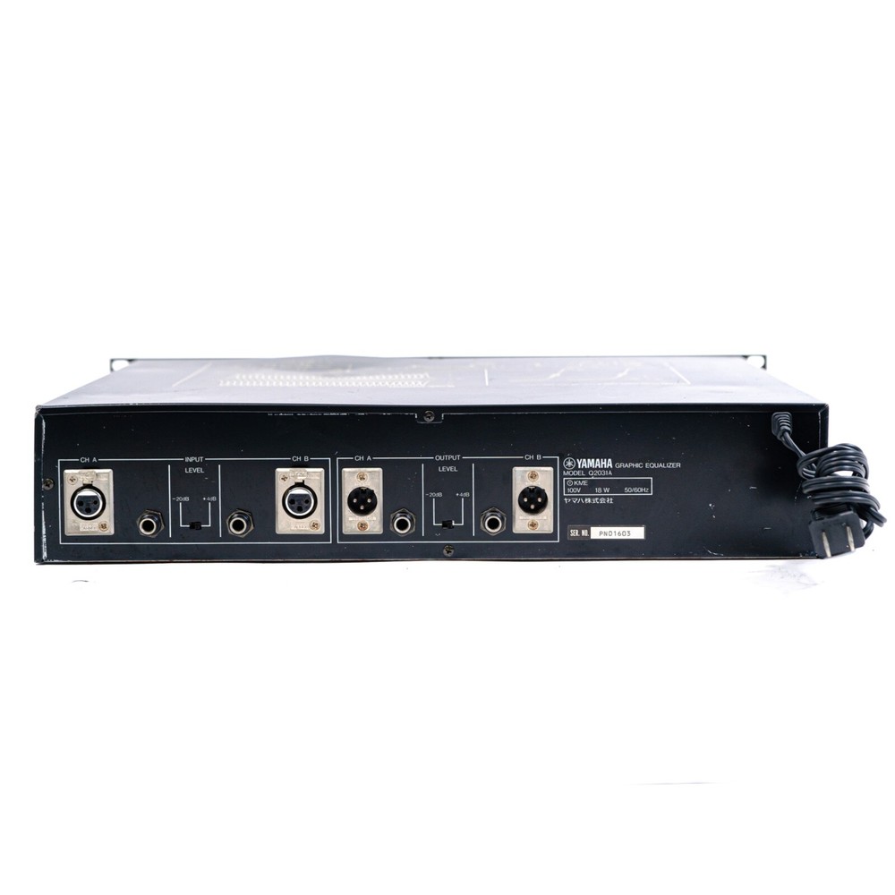Yamaha Q2031A Graphic Equalizer - Missing 3 Faders