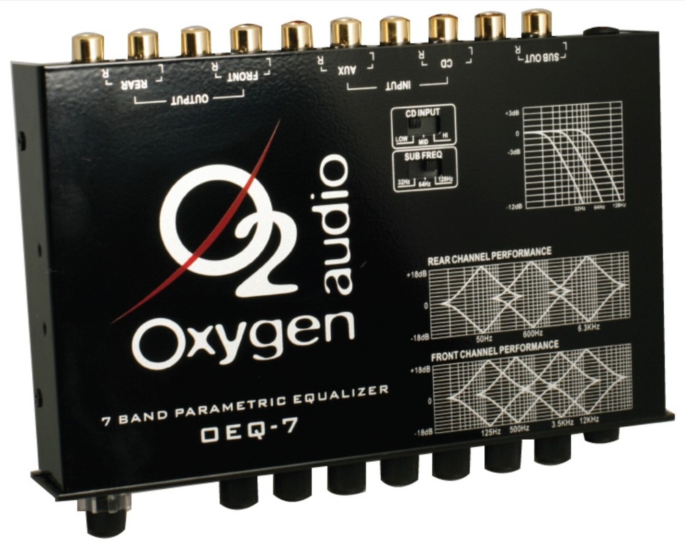 Oxygen Audio OEQ7 7 Band Parametric Equalizer (O2 O-EQ7)