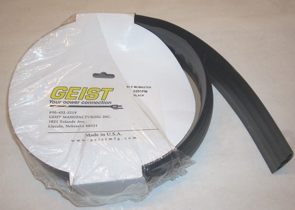 Geist 020FM Black Light Duty Cable Protector 5' McMaster USA Made