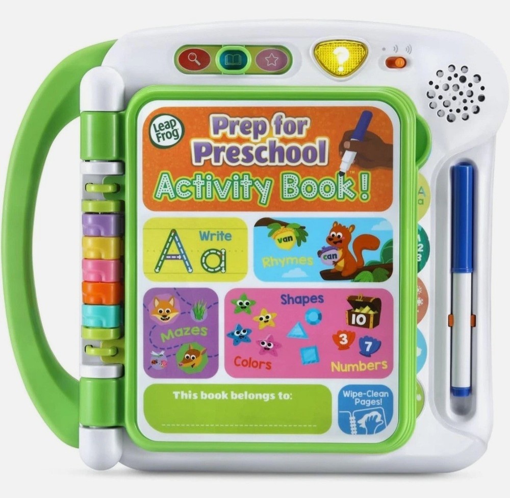 LeapFrog Prep for Preschool Activity Book Green