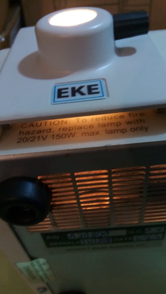 Schott A20800 Light Source DCR III EKE Fiber Optic Light Source