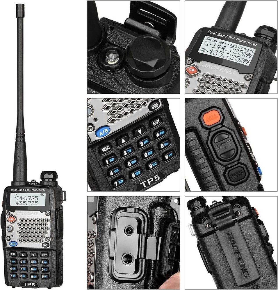 UV-5R TP5 8W Radio - Compact, User-Friendly & Versatile Communication Solution