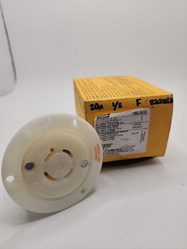 Hubbell Wiring Device-Kellems HBL2416 Locking Receptacle