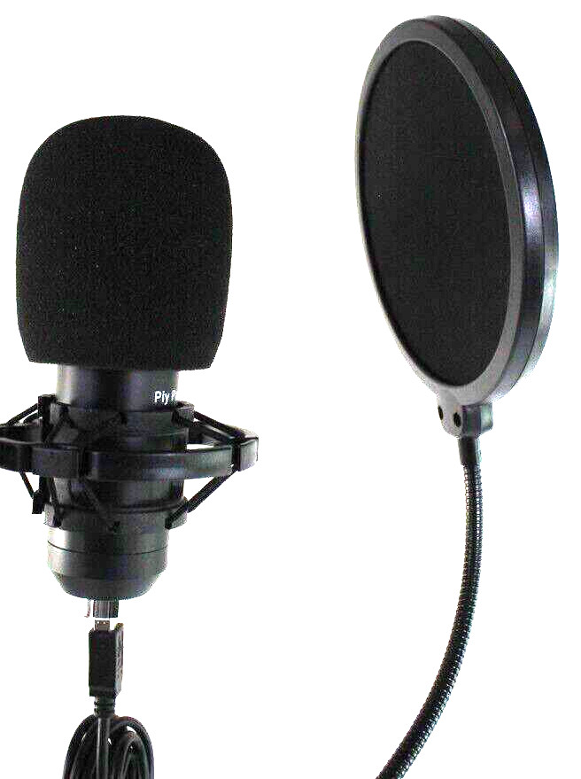 PIY PAINTING USB Microphone Kit, Condenser Mic Kit (missing Base) #R9822