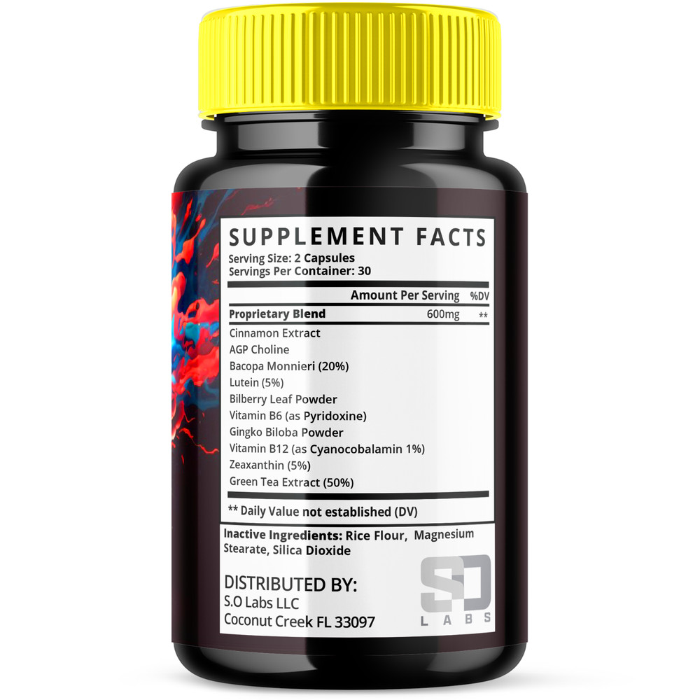 IQ Blast Pro Brain Supplement - Enhance Cognitive Function and Clarity (3 Pack)