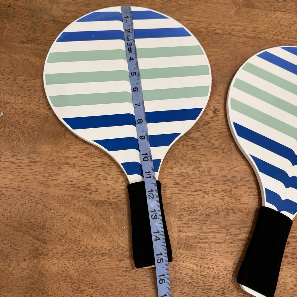 Hunter Striped Paddle Set Reversible Stripes and Carrying Case
