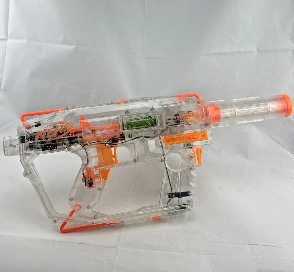 Nerf Modulus Ghost Ops Evader Blaster Clear Shell Light-Up