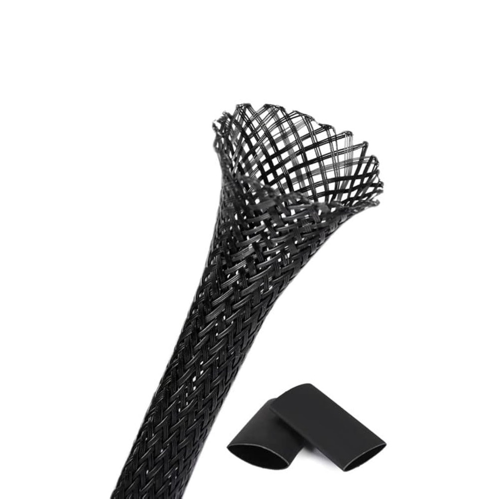 25ft - 1 Inch Cable Management Sleeve Protector,Wire Loom PET Expandable Wire...