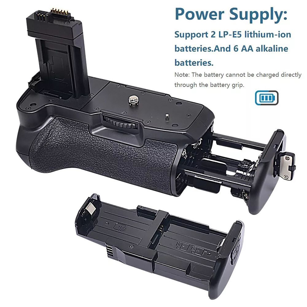BG-E5 Vertical Battery Grip Holder Replacement For Canon EOS 450D 500D 1000D