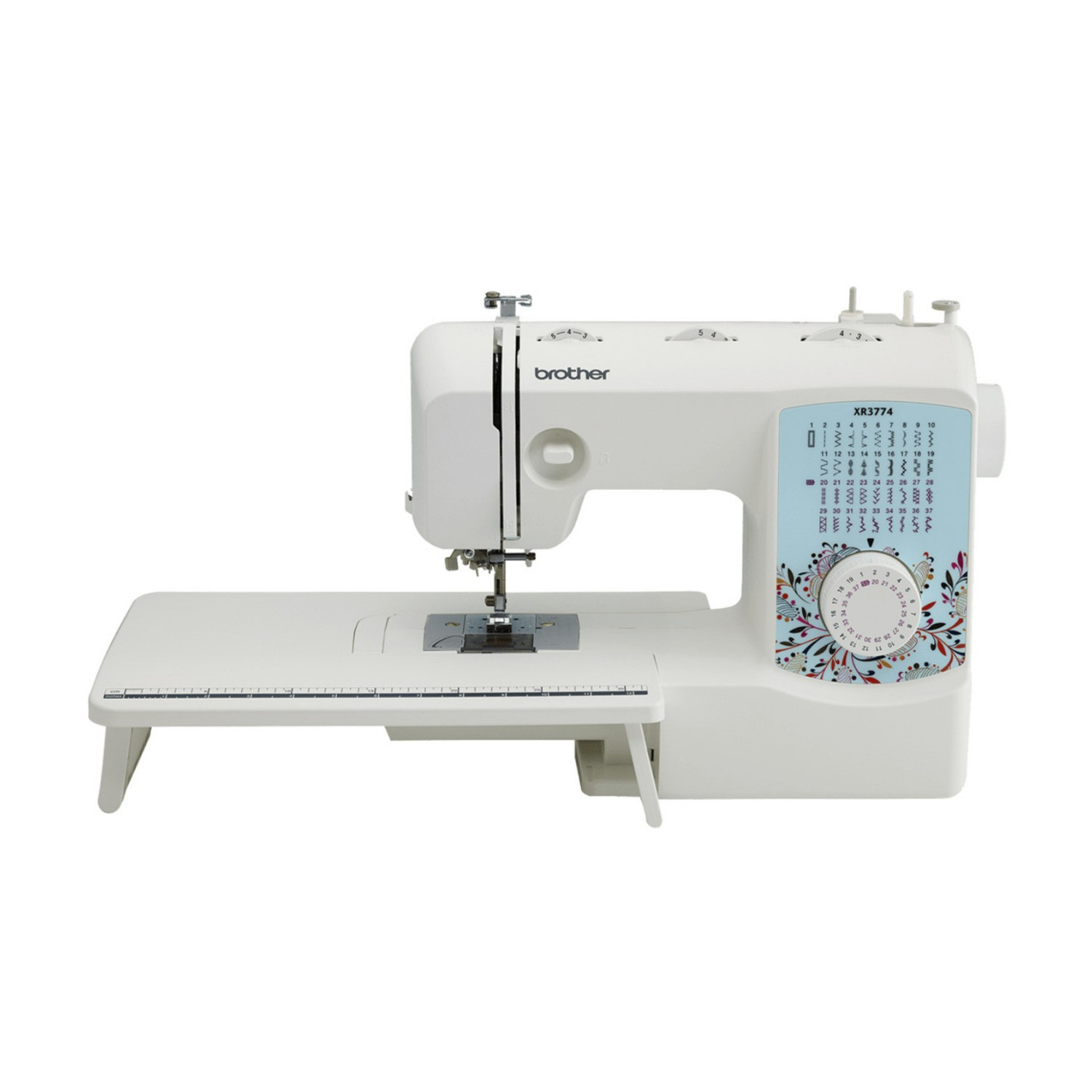 Brother XR3774 Wide Table Sewing Quilting Machine Built In Stitches