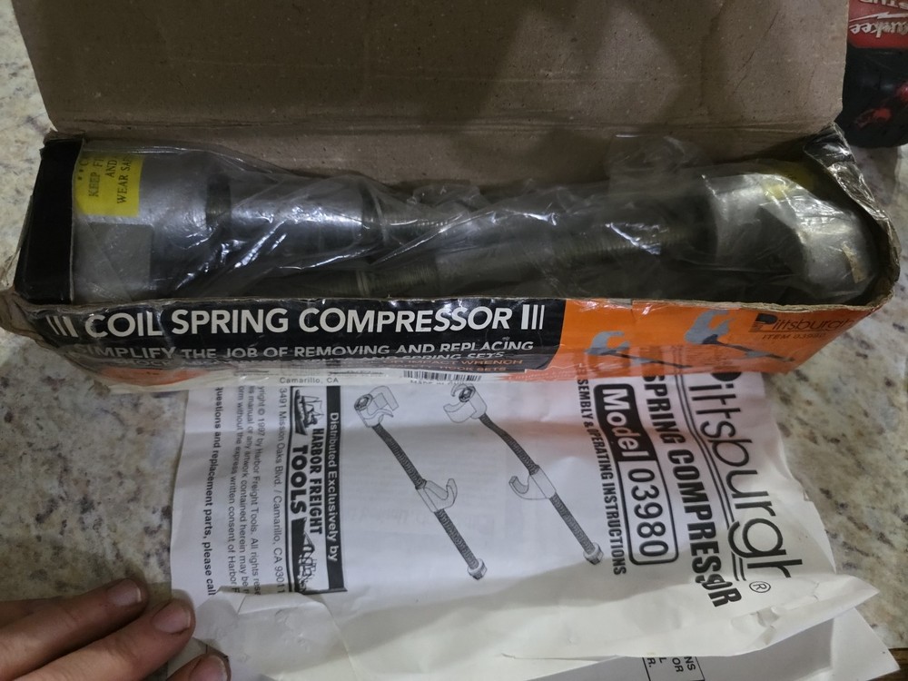 New Pittsburgh Coil Spring Compressor Set Item# 03980