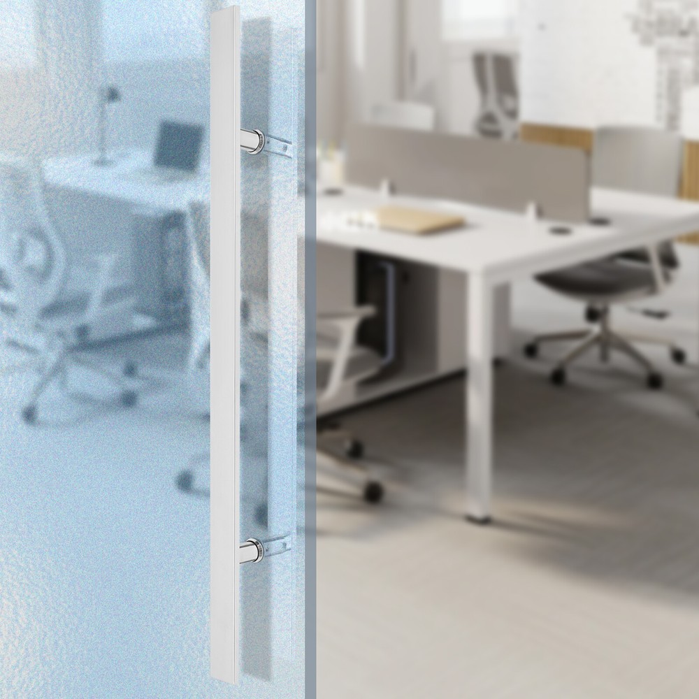 Stainless Steel Push Pull Door Handle, Modern Ergonomic Design for Easy Use