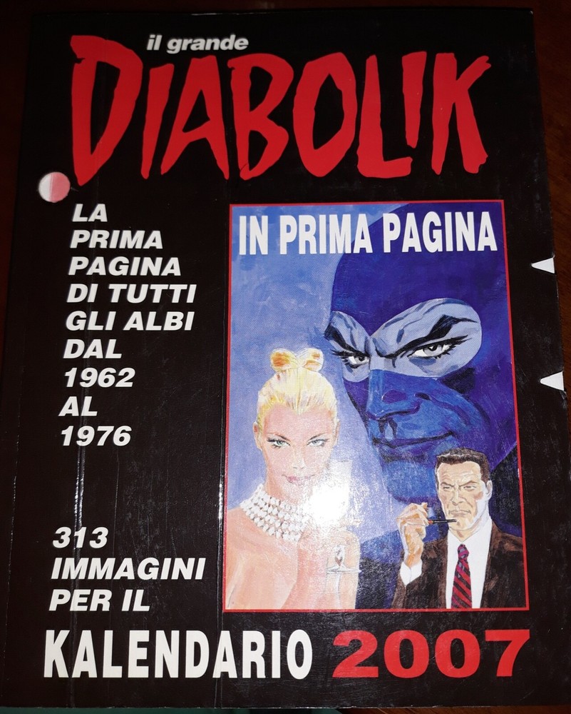 DIABOLIK CALENDAR 2007 WITH WRITING