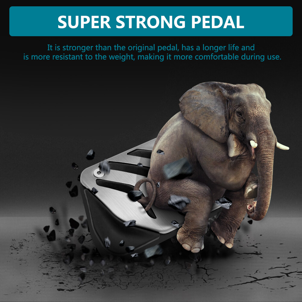 2Pcs Foot Gas Brake Pedals Cover Kit For BMW 1/2/3/4/5/6/7/8 Series X1 X3 X5