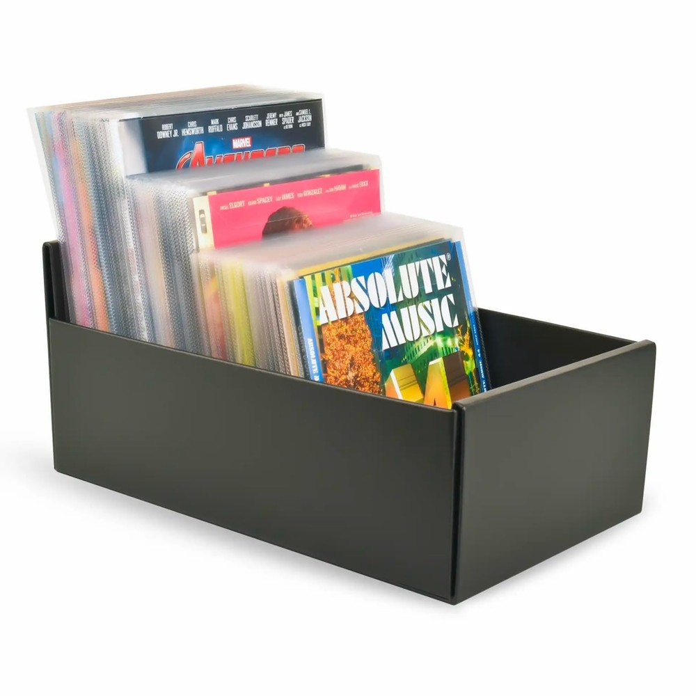 DJOIS by - CD & Storage - Durable Material - Compact Size - Holds 80 Sleeves ...