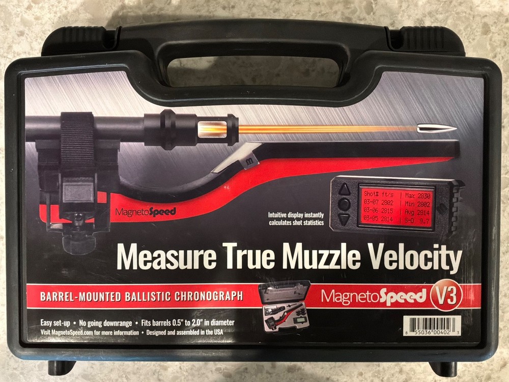 Magneto Speed V3 Barrel-Mounted Ballistic Chronograph W/Case
