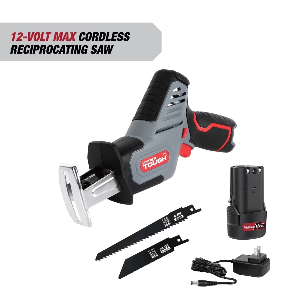 Hyper Tough 12V Max Compact Reciprocating Saw Battery Charger