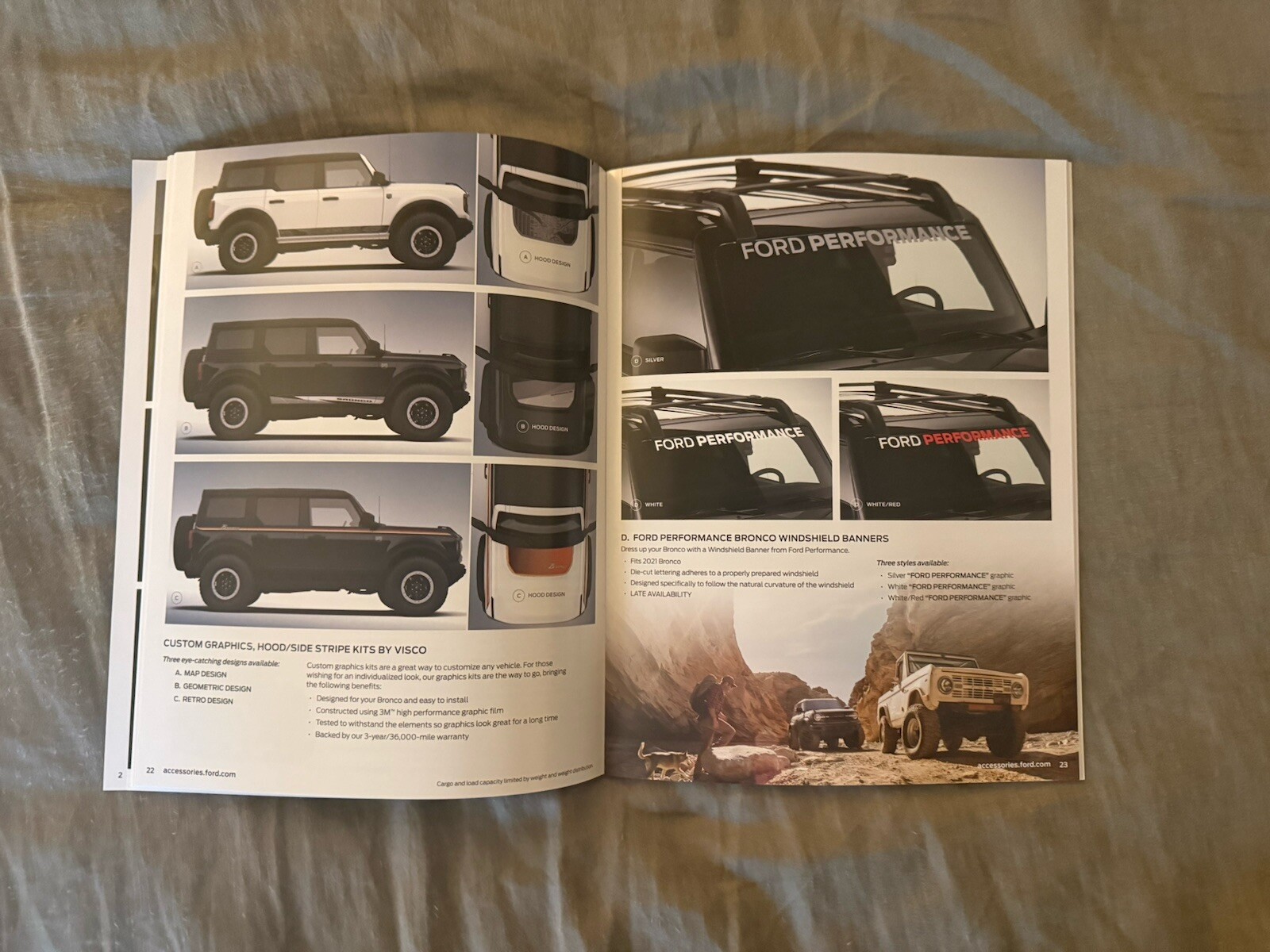 Ford Bronco Sales Materials Including Brochures