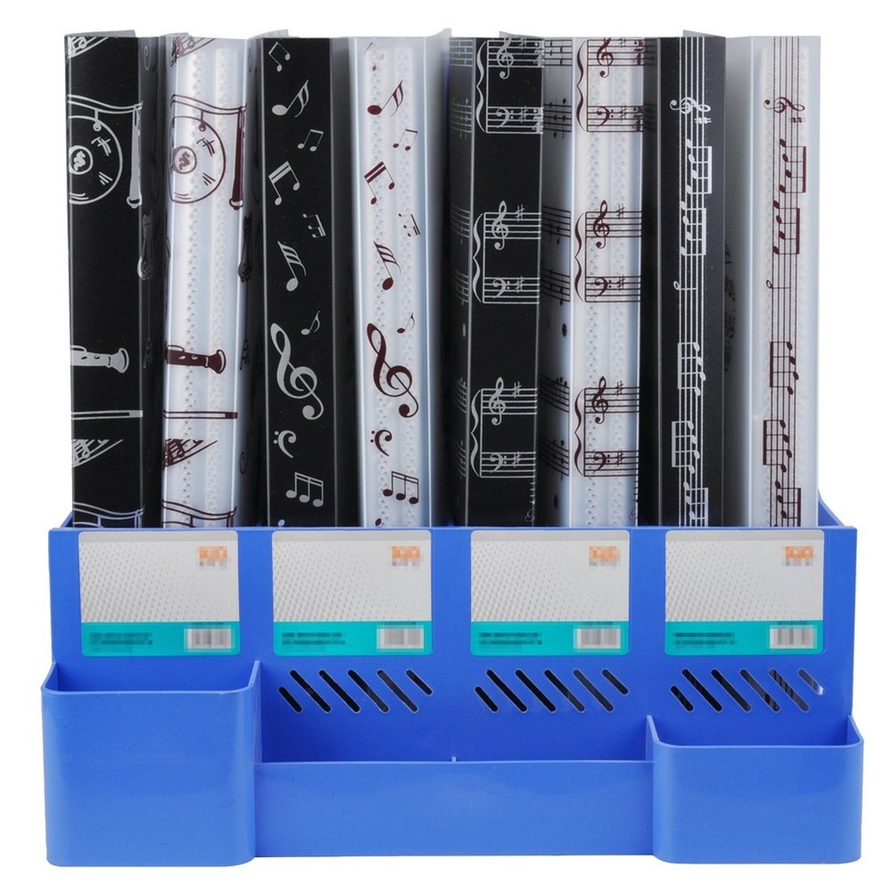 Music Sheet File Paper Storage Folder Documents Holder Blank Sheet Files Plas...