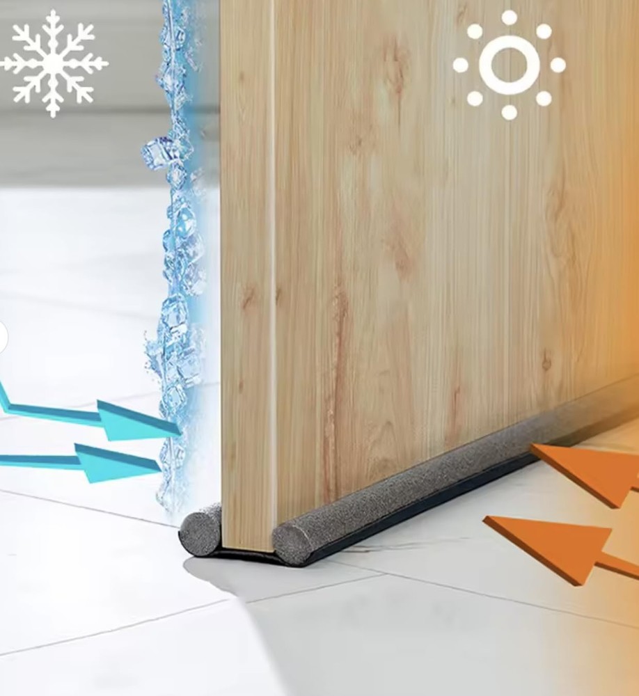 DraftBusterz - Dorm | Home Door Draft Stopper. Temperature Normal, Brown
