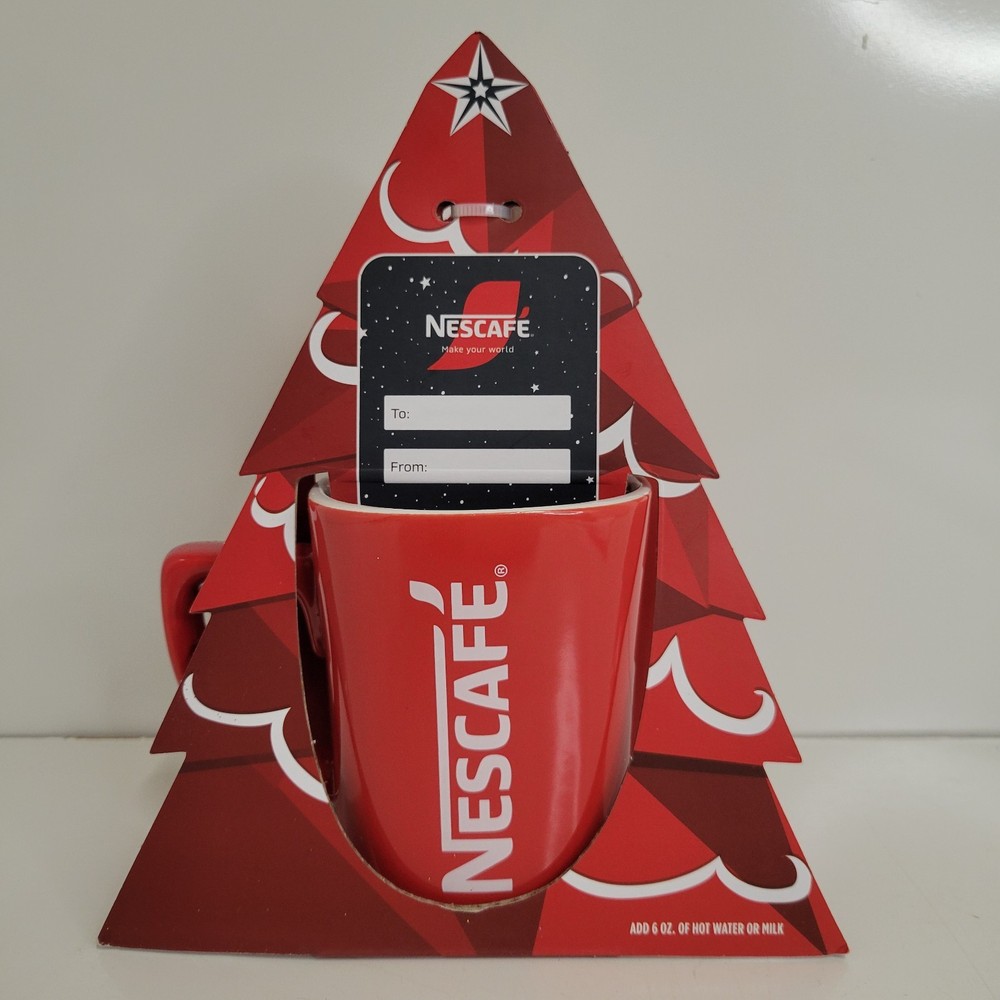 Nescafé Nescafe Gift Pack Coffee Mug & Dark Roast Packets Inside