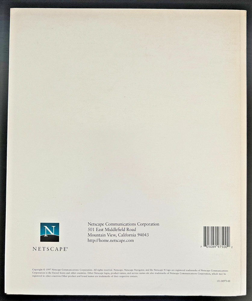Introduction to Netscape Communicator Version 4 - Browser Software Book 1997