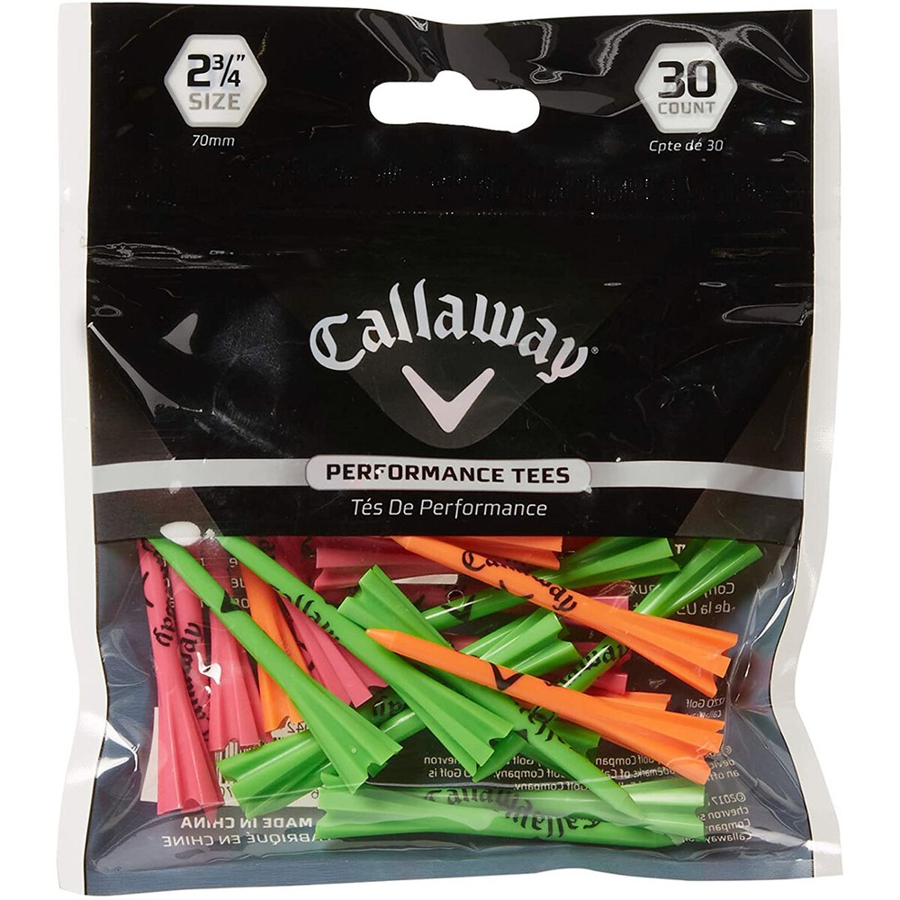 Callaway 2 3/4" Performance Golf Tees - 30 Pack