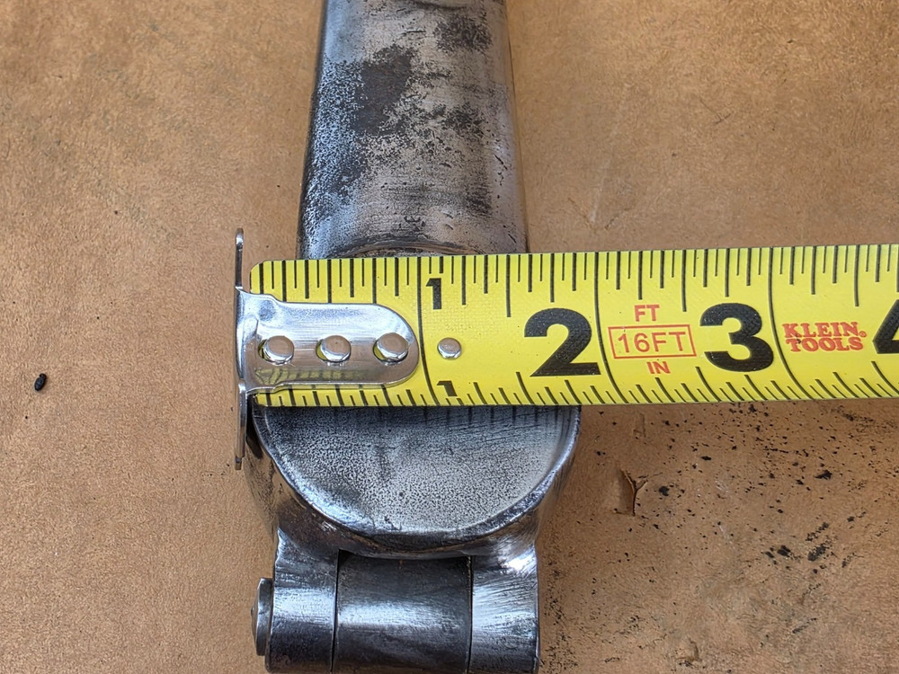 Milling Machine Knee Crank Handle & Swivel, MFG. UNKNOWN 38 SPRING LOADED