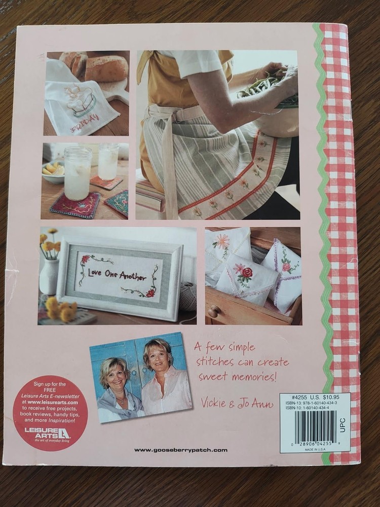 Gooseberry Patch Pattern Booklet - Sweet & Simple Embroidery Excellent Condition
