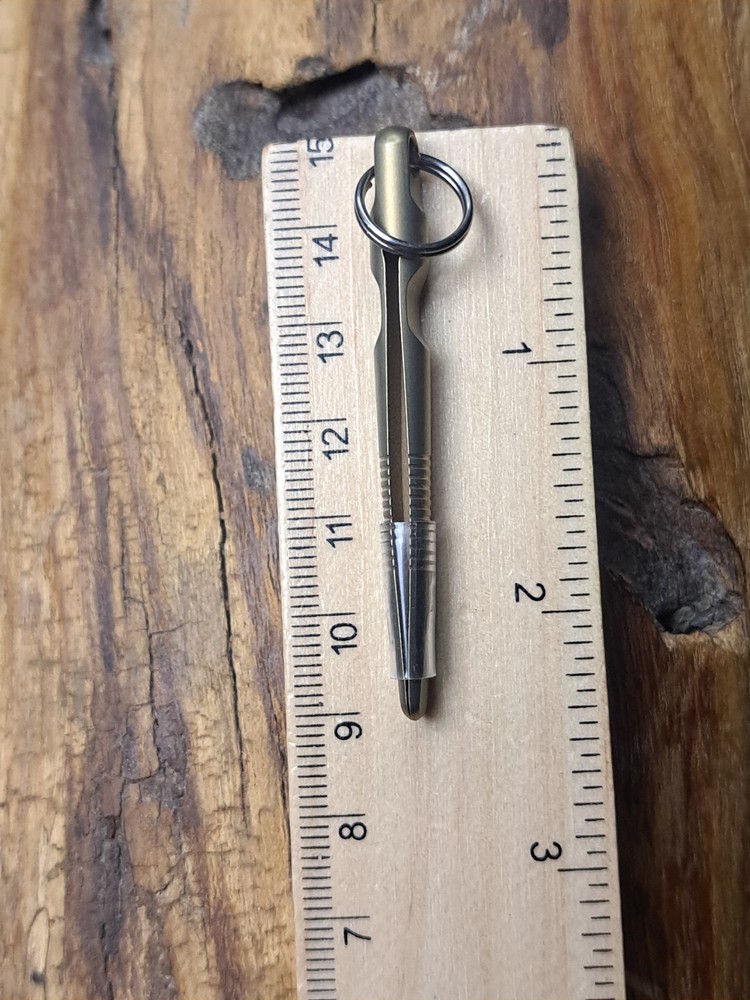 EDC Anodized Titanium Keychain Tweezers