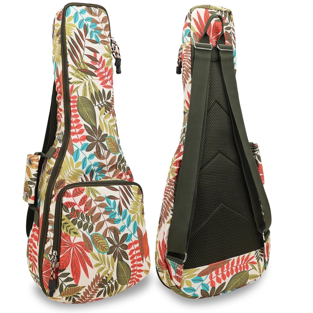 Premium 26" Ukulele Case, 10mm Back Panel Padded,Adjustable Strap,Durable Poc...