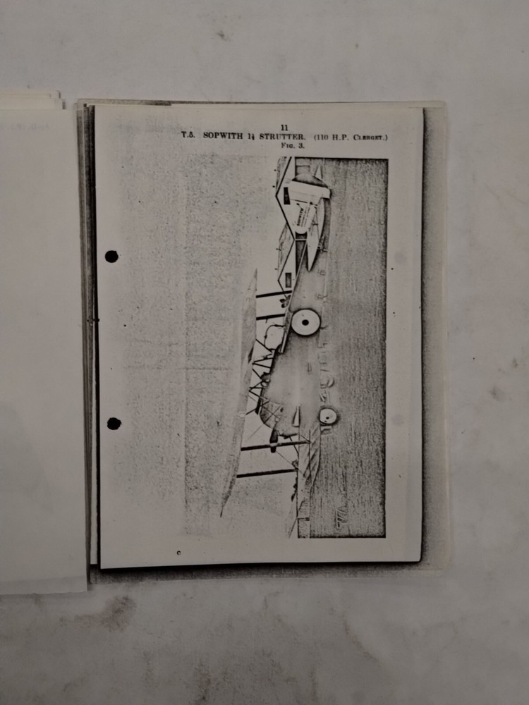 Sopwith 1 1/2 Strutter (110 H.P. Clerget) Rigging Notes-Copy